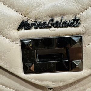 Vince Camuto Beige Leather Handbag